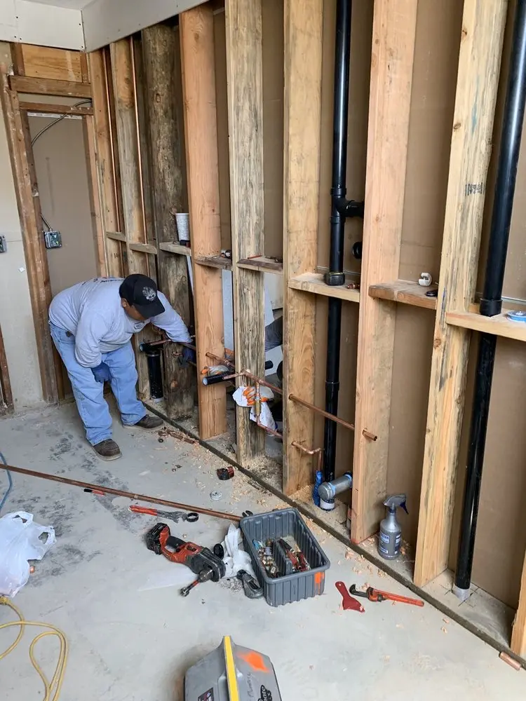 Commercial rough-in plumbing for Gas Line Repair in Belle Mead